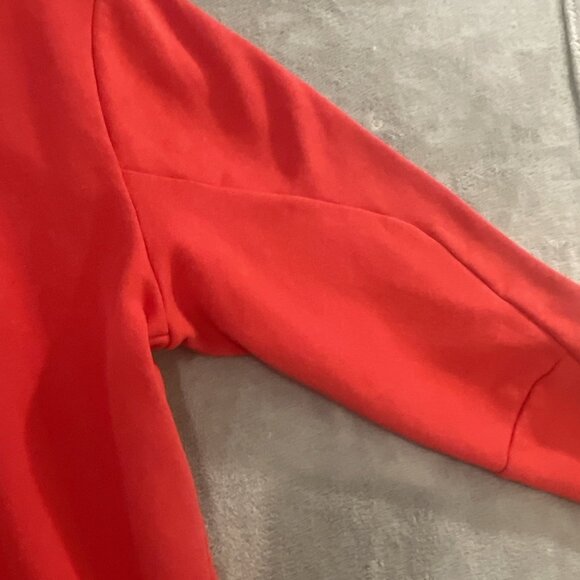 Adidas Patrick Mahomes Hoodie Mens Lg Red Sweatshirt Spell Out + Emblem‎ HT5344 - Picture 6 of 16